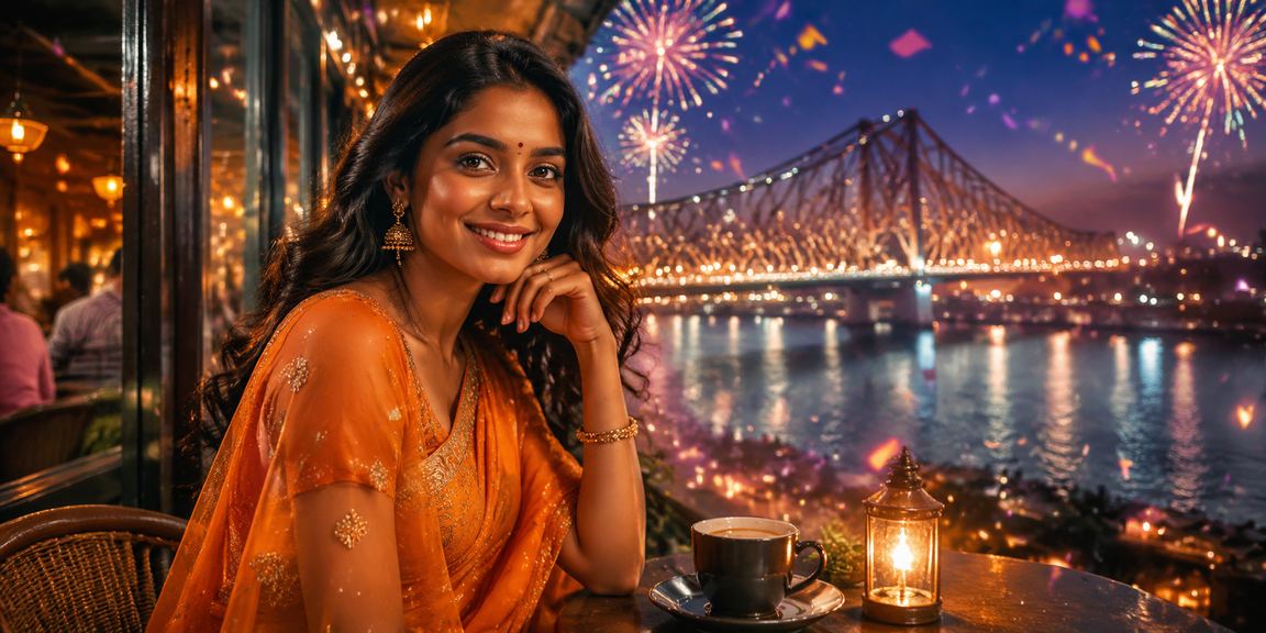 Players enjoying casino-style entertainment near Howrah Bridge in Kolkata